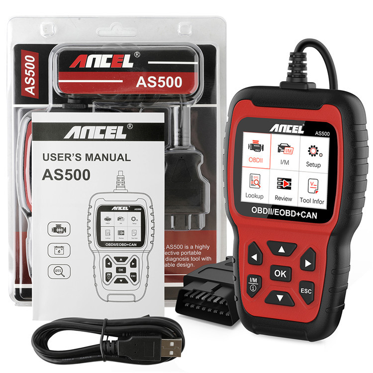 Power Tools English - Ancel AS500 OBD2 Elektrikli Araç Tarama