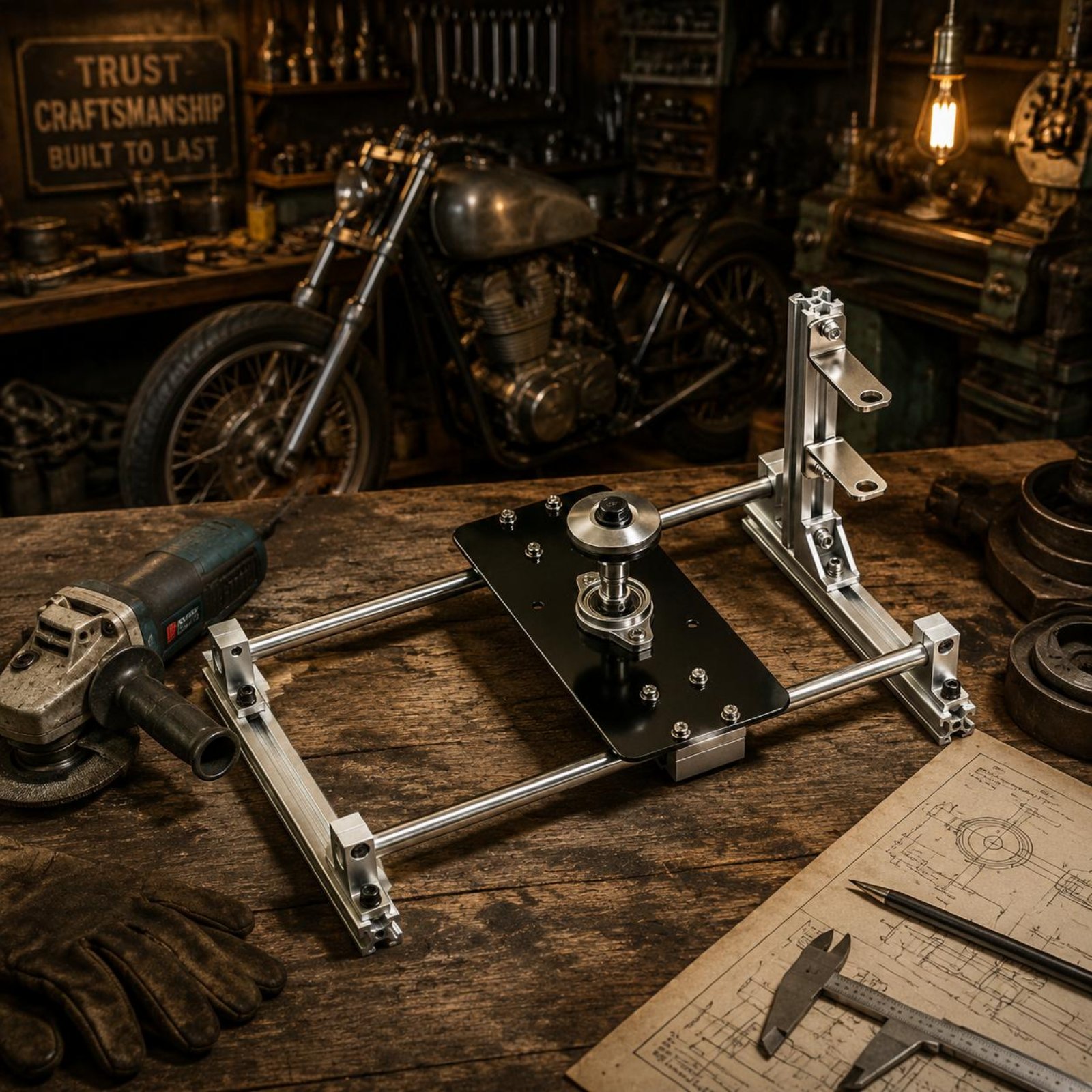 Power Tools Grinder - Açı Öğütücü Bıçak Montaj Braketi Ayarlanabilir
