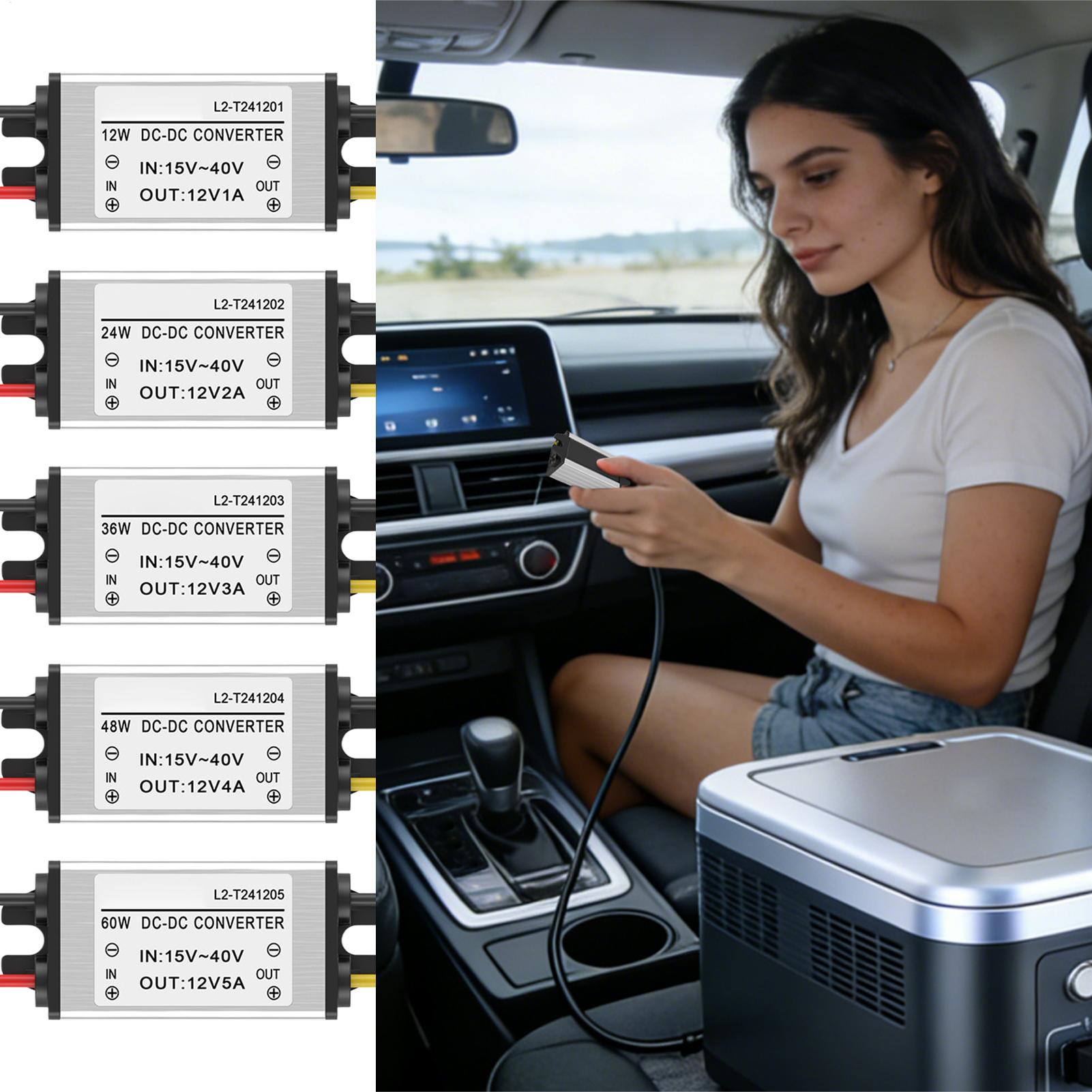 Power Tools In Automotive - Ayarlanabilir DC Kademeli Düşürücü Güç Adaptörü