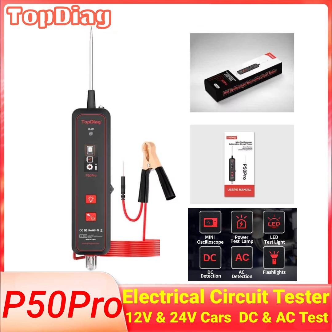 Power Tools In Automotive - Topdiag P50 Pro Otomotiv Devre Test
