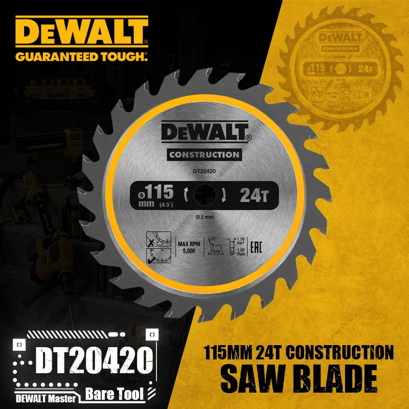 Power Tools Construction - DEWALT DT20420 İnşaat Daire Testere Bıçağı