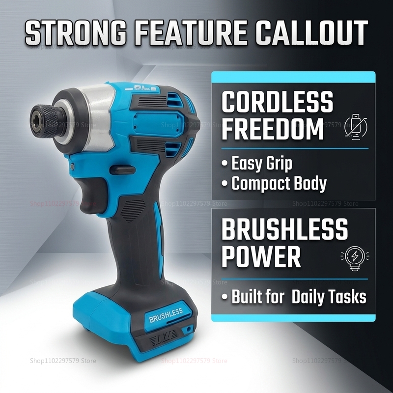 Akülü Fırçasız Darbeli Güçlü A - Power Tools Construction incelemesi ve fiyatı