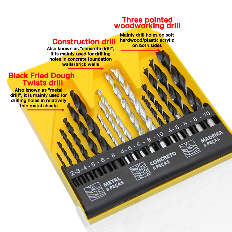 İnşaat matkabı üç noktalı ahşa - Power Tools Construction incelemesi ve fiyatı