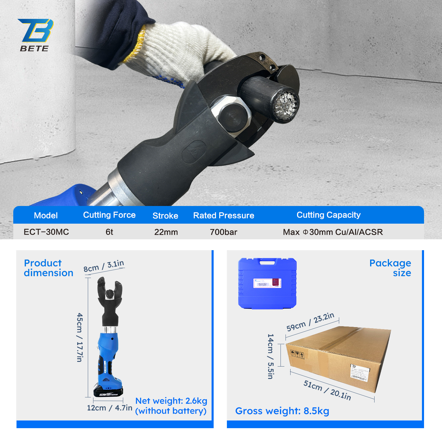 ECT-30MC Mini 6T Stok 22MM Min - Power Tools In Electrical incelemesi ve fiyatı