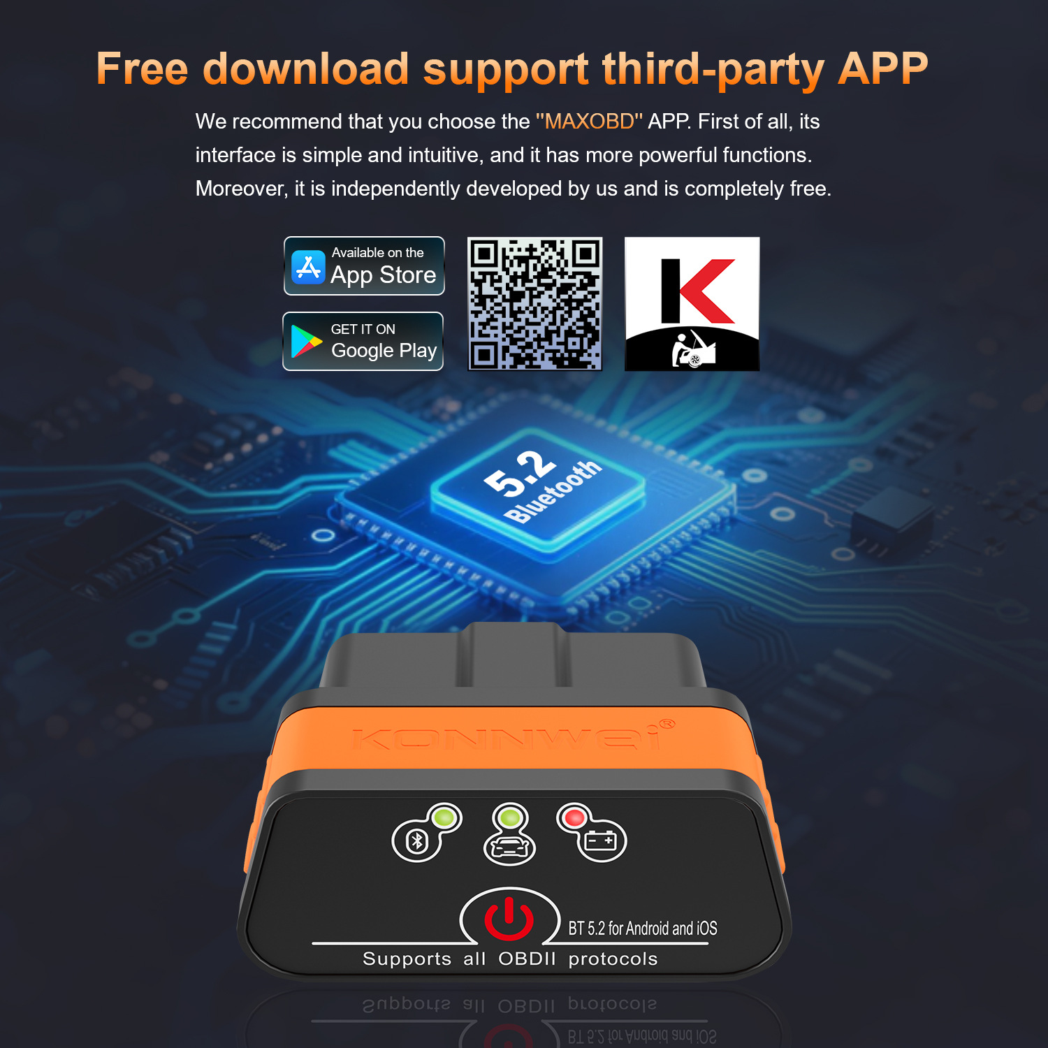 MINI OBD2 KW901 Bluetooth 4.0  - Power Tools English incelemesi ve fiyatı