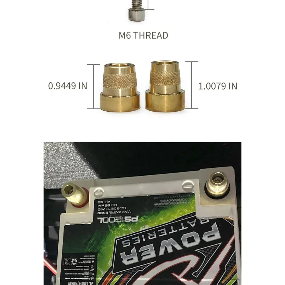 2 adet M6 Akü Terminali Adaptö - Power Tools In Automotive incelemesi ve fiyatı