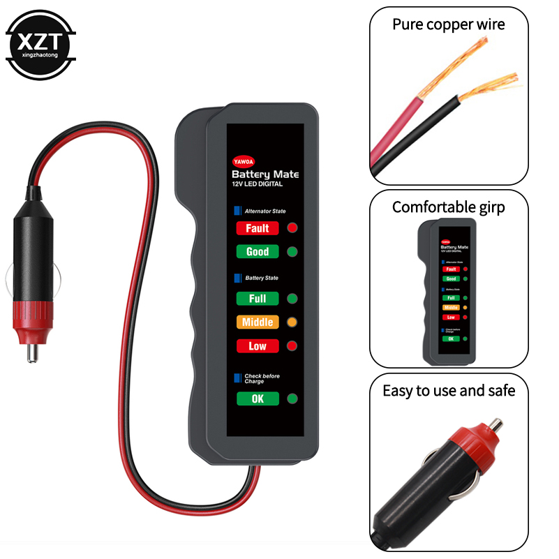 Araba Akü Test Cihazı 6 LED Ek - Power Tools In Automotive incelemesi ve fiyatı